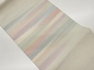 綴れ霞模様織出し名古屋帯